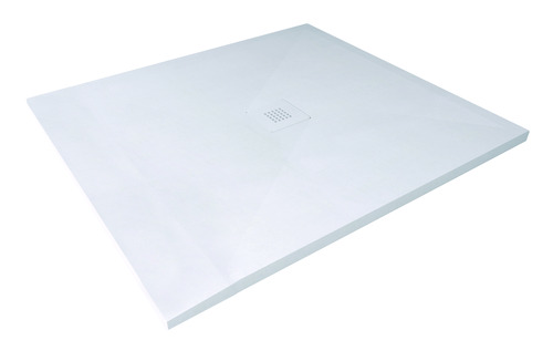 Receveur de douche résine de synthèse Nola blanc 100x120